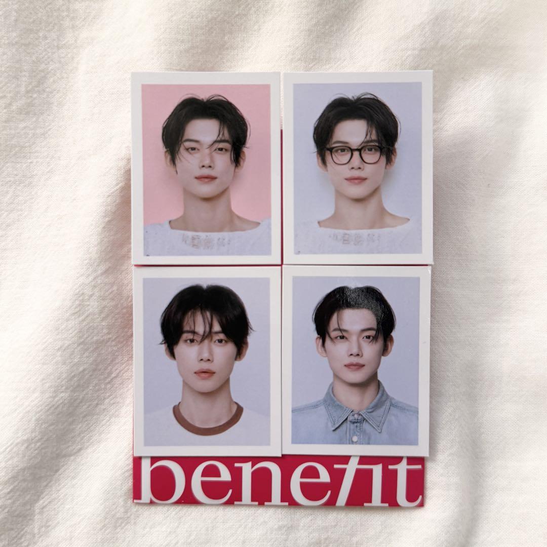 

[USED] Benefit Korea Limited TXT Yeonjun ID Photo 4 sheets