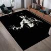 Bruce Lee Home Sofa Decoration for Living Room & Bedroom, Non‑Slip Play Flannel Floor Mat for Game Room