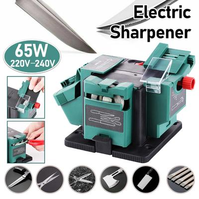 Drill Bit Sharpener Electric Sharpener Drill Bit Knife Scissor Sharpening Tools Multitask Sharpening Machine for Chisel HSS