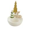 Christmas Snow Top Cute Ghost Ceramic Candle Holder Halloween Decor