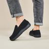 Men's Slippers Fluffy Warm Moccasin Slippers Closed Back Bedroom Slippers Non-Slip Home Shoes for Indoor Outdoor