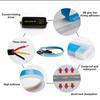 2Pcs Auto LED Ultra-dünne Streamer Licht Bar DRL Streamer Bar Scheinwerfer Nebel Licht Tagfahrlicht Lenkung birne