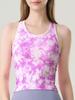 Seamless Tie-Dye Yoga Tank with Removable Pads - Double Layer, High Elasticity, Breathable Fitness Top