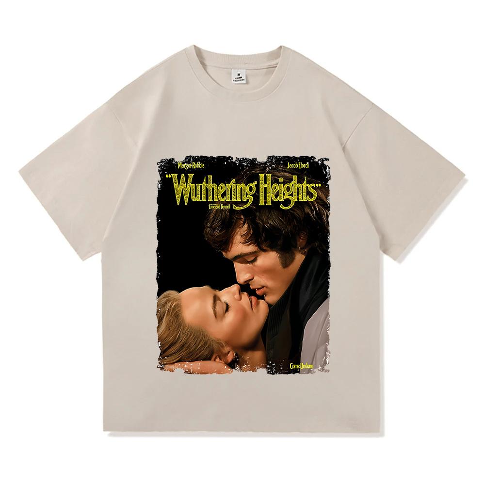 Wuthering Heights Film Graphic Tshirt Summer Short Sleeve Loose Casual Female Tshirts Oneck Women Unisex Tees Print Merch T Shirt