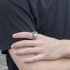 Men Copper Ring Banquet Ceremony Wedding Adults Modern Style Simple Design Portable Fashionable Rings Decoration Jewelry