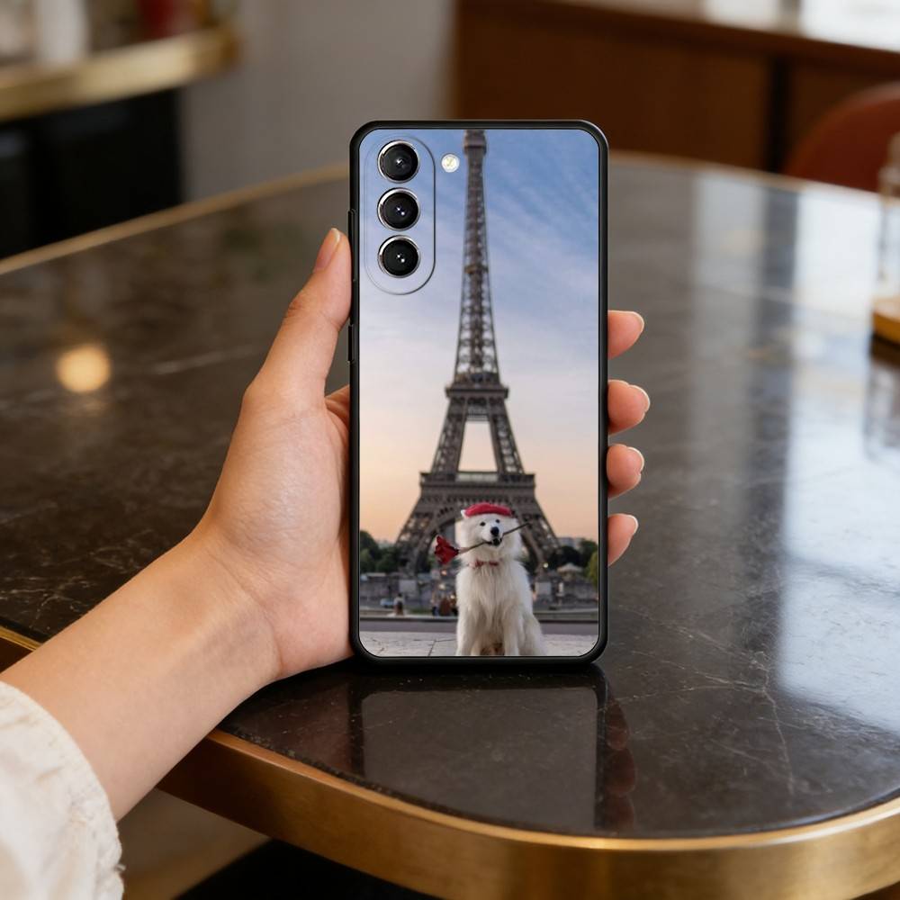 

Милый Чехол с Собакой Самоед для Samsung Galaxy S21 S25 FE S24 S23 Ultra S20 S9 S22 Plus S10 TPU Чехол Samsung S23ULTRA5G