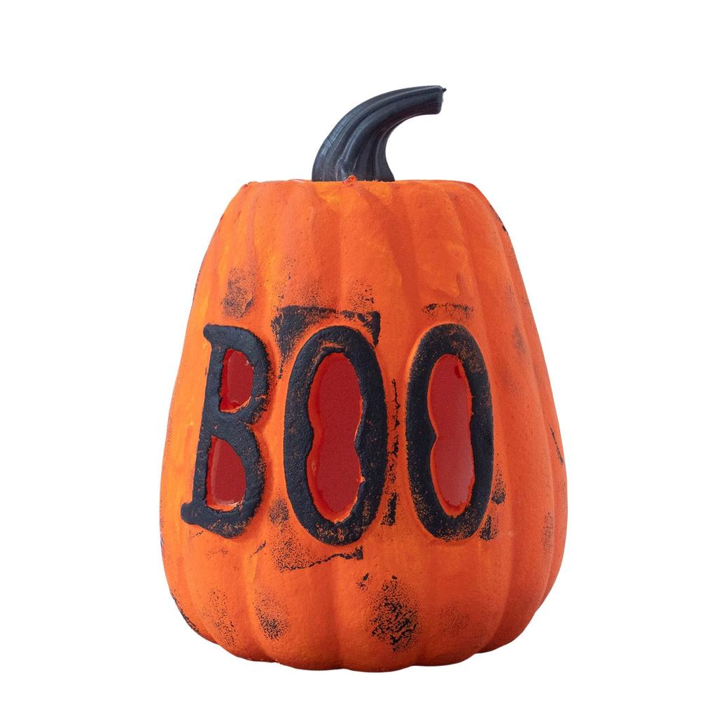 Halloween Hollow Colorful Pumpkin  Courtyard Old Retro Foam Luminous Pumpkin Decoration Props