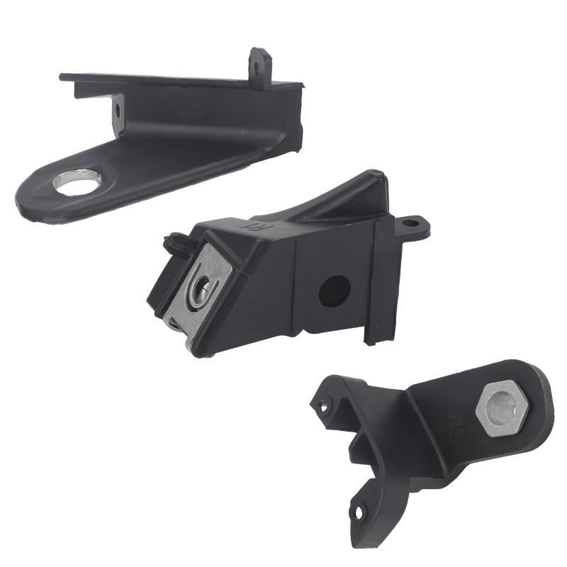 Car Front Left Right Headlight Mounting Bracket Black Headlight Bracket Repair Kit For Fiat 500 2007-2015 51816681 51816682