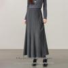 Women's Elegant Pleated A-line Winter Skirt