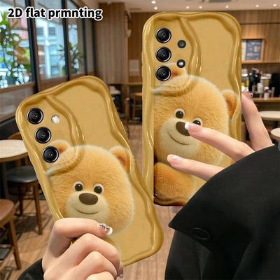 Phone Case: 2D Flat Samsung Galaxy A34 A35 S20 S22 S21 FE Plus Ultra Protective Case, Probe Bear, Christmas and Halloween Holiday Gift