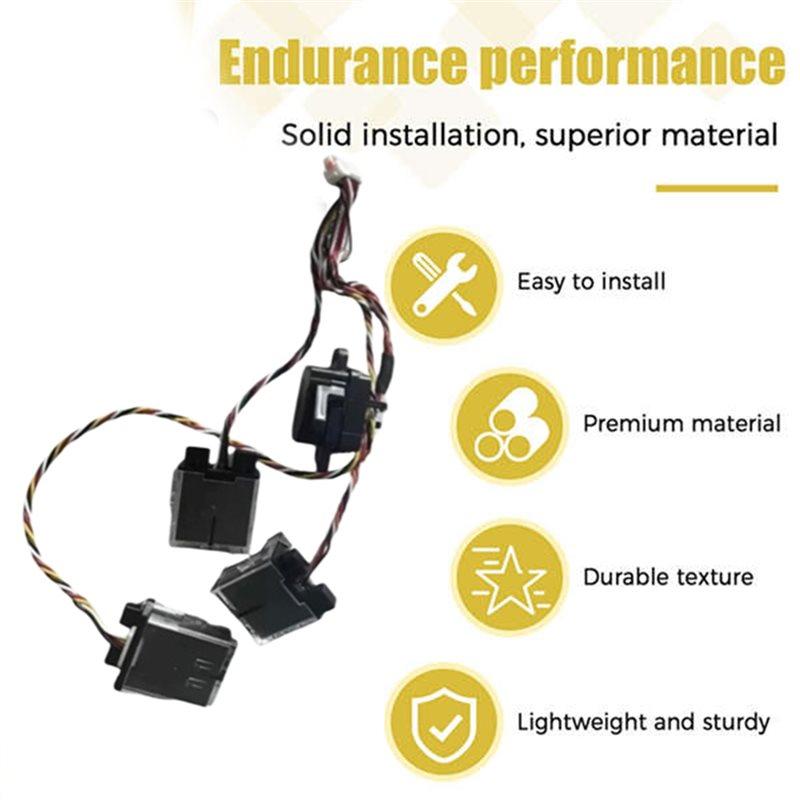 A83G-Left+Right Cliff Harness Assembly For Roborock P10S Pro / Q Revo Master Robot Vacuum Cleaner Replacement Accessories