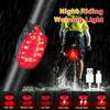 Luz de bicicleta recarregável USB LED farol de bicicleta à prova d'água lanterna traseira brilhante acessórios de ciclismo noturno ao ar livre