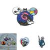 Christmas Nightmare Series Brooch Gothic Witch Pin European And American Halloween Collection Metal Badge