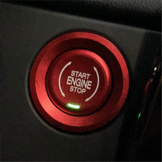 For 2025 2026 GMC TERRAIN Engine Push Switch Button Ring Trim Red