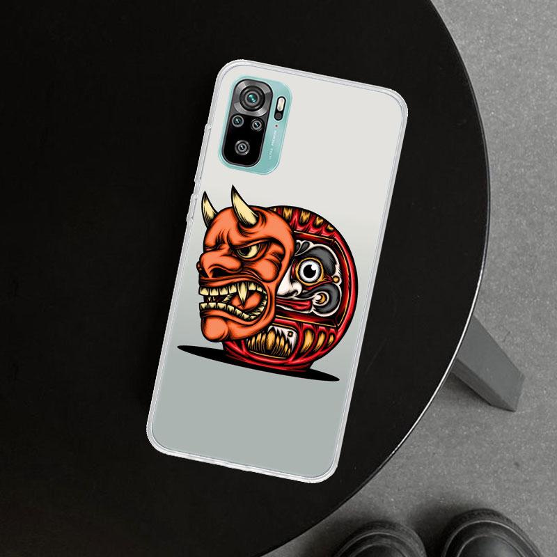 Japanese Daruma Phone Case Cover for Xiaomi Redmi Note 15 14 13 12 11 Pro Plus 14S 12S 11S 11T 11E 10S 10 Customized Fundas Redm
