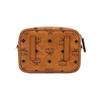 MCM Klassik Visetos Monogram Camera Bag Coated Canvas Crossbody Shoulder Bag Mini Women bags Brown Cognac MMRASKC08CO001