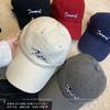 New American Retro Baseball Cap Female Spotted Dog Embroidered Soft Top Cap Big Head Circumference Showing Face Small Versatile Sun Hat