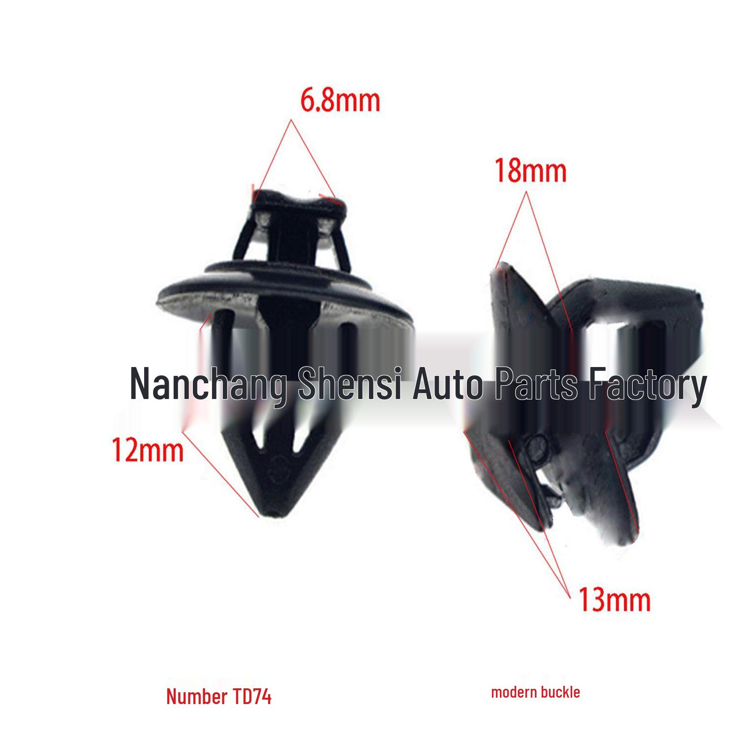 

Mitsubishi Rear Spoiler Trim Panel Nylon Fixing Clip 10000