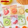 Sticky Notes A Plate of Food Office  School Supplies Series Simulated Fruit Sticky Message Backing Paper Kawai Stationery Lovely