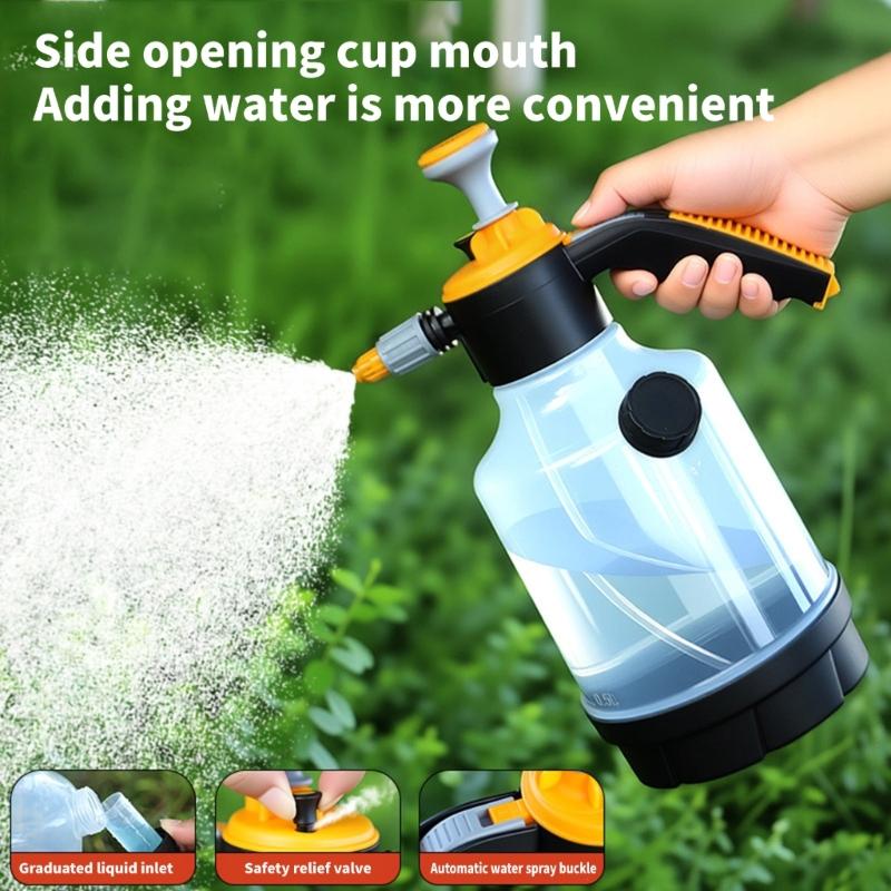 Large Capacity Plastic Plant Watering Can With Adjustable Nozzle for Outdoor Cleaning And Horticulture