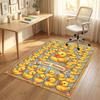 Celebration Party Theme Crystal Velvet Rug Personalized Custom Name Text Soft Floor Mat Home Decor