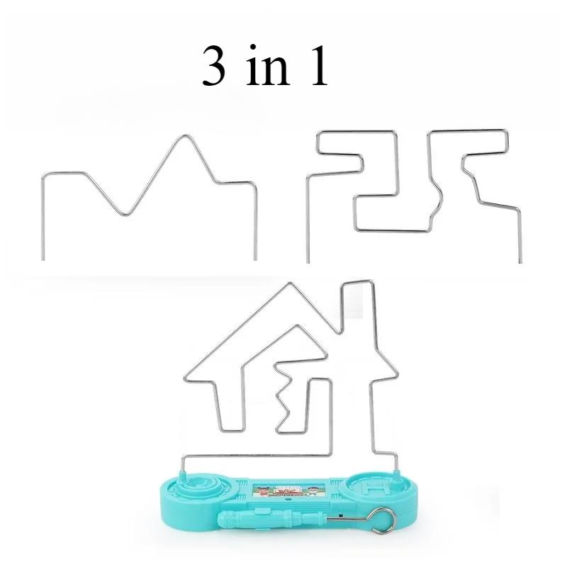 Kids Collison Electric Shock Toy Education Electric Touch Maze Game Party Funny Game Science Experiment Toys for Children Gift