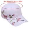 Fashion Baseball Hat for Girl Embroidery Flower Hat Windproof Baseball Hat Breathable Sunproof Hat for Outdoor Activity