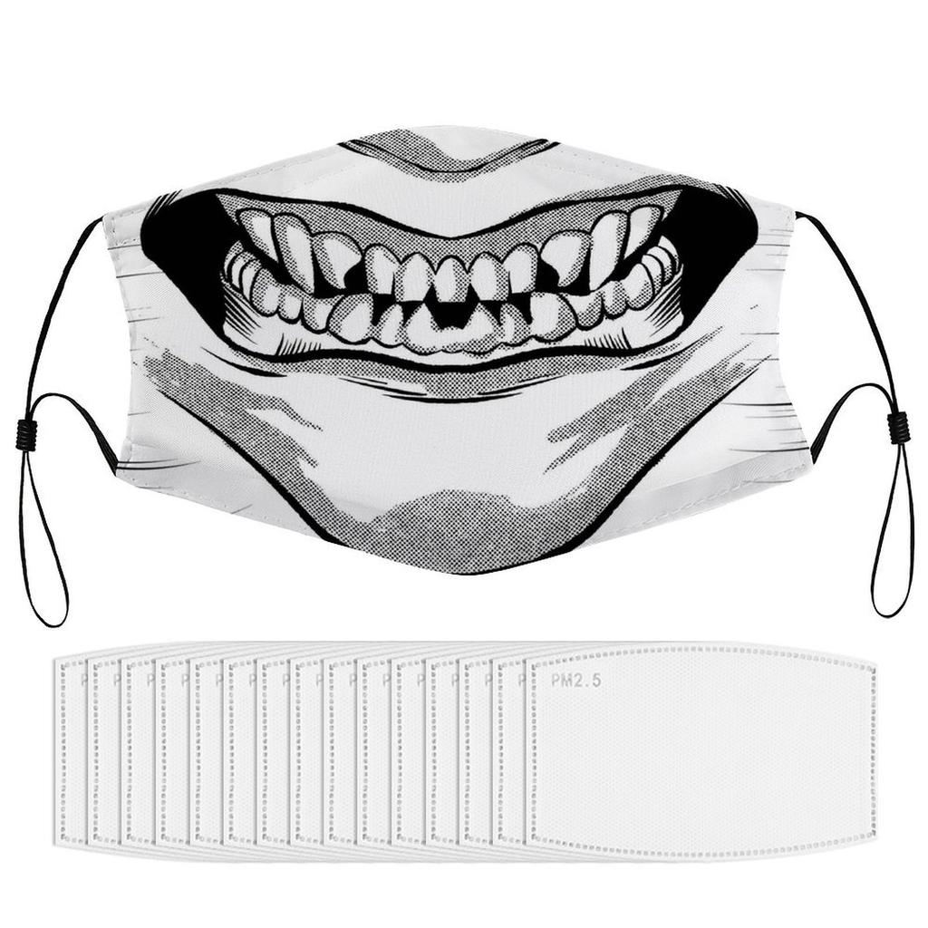 1Pack Reusable Elastic Nylon Mask With 5/10/15 Filter Pieces Providing Lightweight Breathable Dustproof Protection For Daily Usage