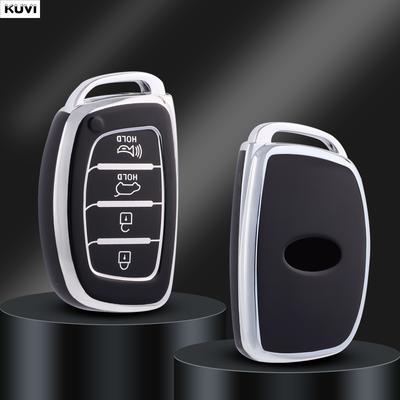 3 4 Buttons Tpu Car Smart Key Case Cover For Hyundai Tucson Santa Fe Rena Sonata Elantra Creta Ix35 Ix45 I10 I30 I40 Accessories