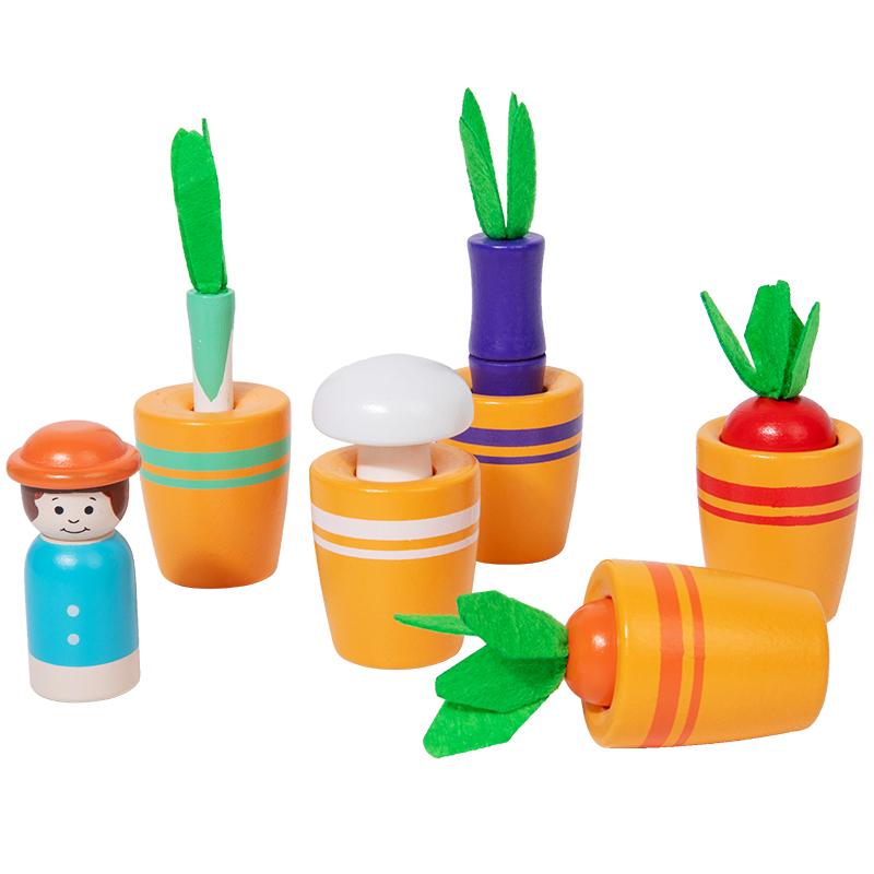 

1PC Farm Planting Theme Matching Game Children s Educational Early Learning Toy for Color and Vegetable Recognition разноцветный