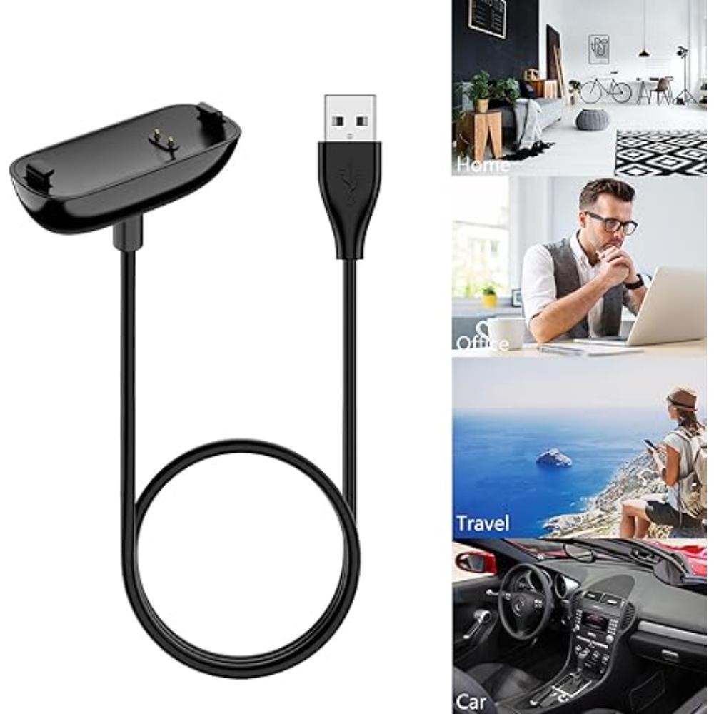 Für Fitbit Inspire 2 USB-Ladegerät Smartwatch-Ladegerät Schnellladegerät Fitness-Tracker Ersatzladegerät 1 m