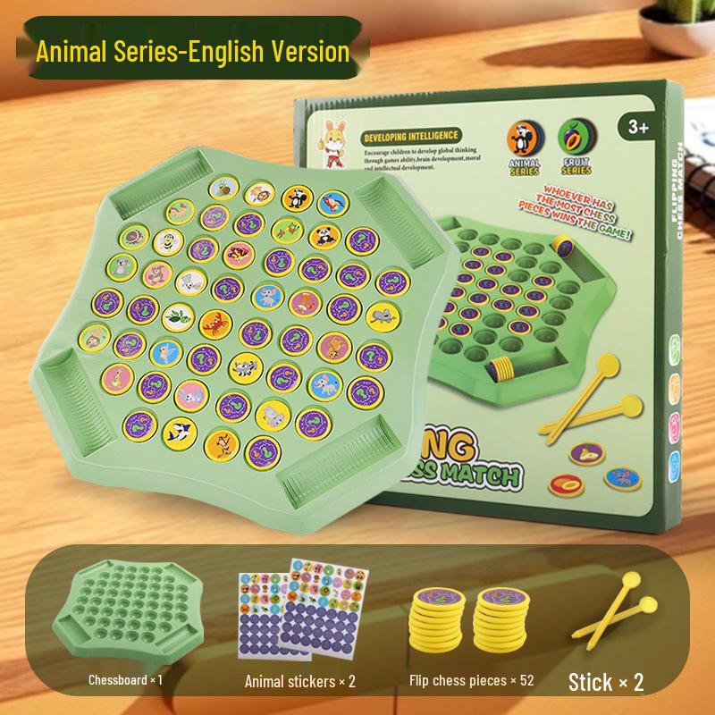 Interactive Parent-Child Flip Chess Game for Memory and Concentration Training