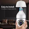 E27 2.4G 5G Wifi HD Camera Bulb IP Camera Night Vision Full Color Automatic Human Tracking 4X Digital Zoom Security Surveillance