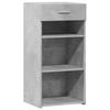 VidaXL Buffet gris béton 45x42,5x93 cm bois d'ingénierie, armoire, armoire latérale, armoire de rangement, armoire, placard, 846323