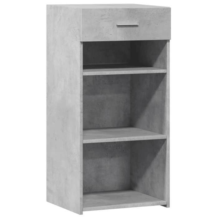 VidaXL Buffet gris béton 45x42,5x93 cm bois d'ingénierie, armoire, armoire latérale, armoire de rangement, armoire, placard, 846323