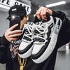 Fashion With Lacing Synthetic Leather Hightops Sneakers Men Summer Boots Man Breathable Running Shoes Man Sport Athlete Excercise