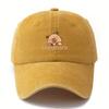 Unisex Capybara Hat Printed Baseball Cap Retro Washed Casual Outdoor Cap