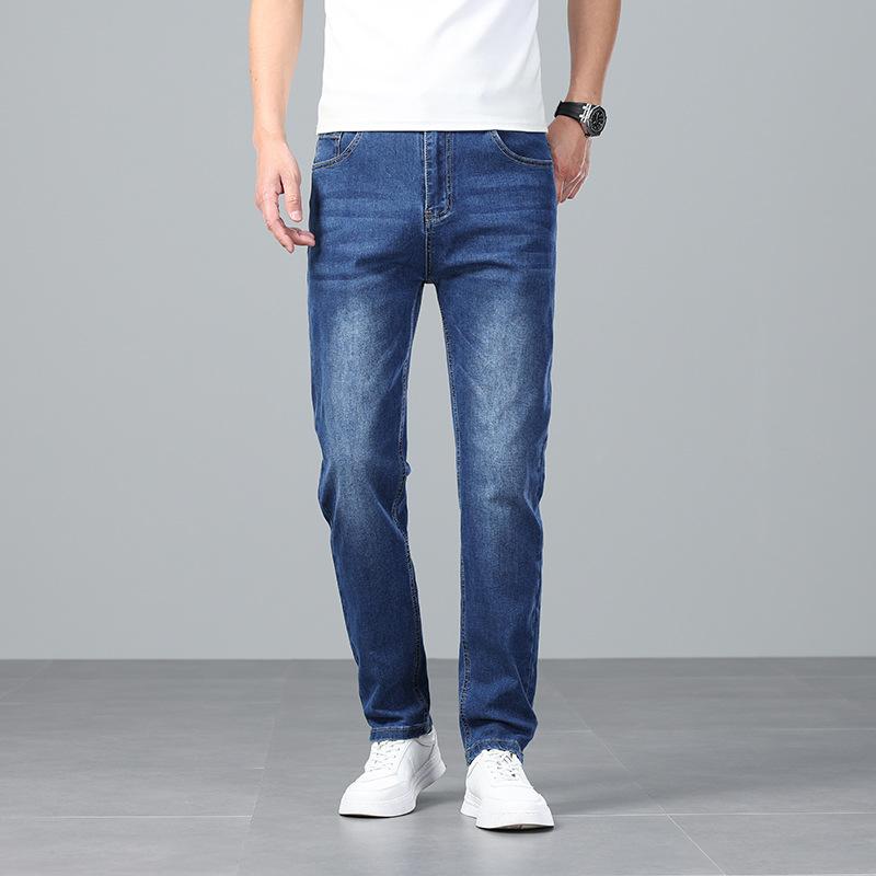 Men's Jeans Korean Style Foreign Trade Cotton Stretch Trousers Men's Pants Men's Clothing