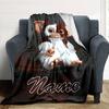 Customizable Gremlin1 Throw Blanket – Personalized Name, All-Season Cozy Snug Blanket, Machine Washable, Personalized Blanket
