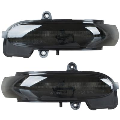 Mercedes CL203 S203 W203 C-Class 01-07 Left + Right Turn Signal Mirror SMOKED DYNAMIC LED 2 Pcs. SET