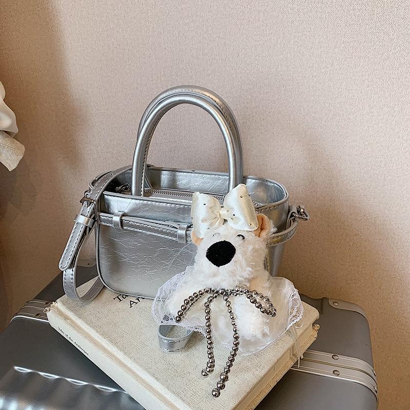 Bag Women's Summer New Fashion Outing Handbag Niche Simple Commuter Crossbody Lock Small Square Bag