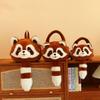 Raccoon Animal Plush Backpack Lightweight Single Shoulder Crossbody Bag Gift