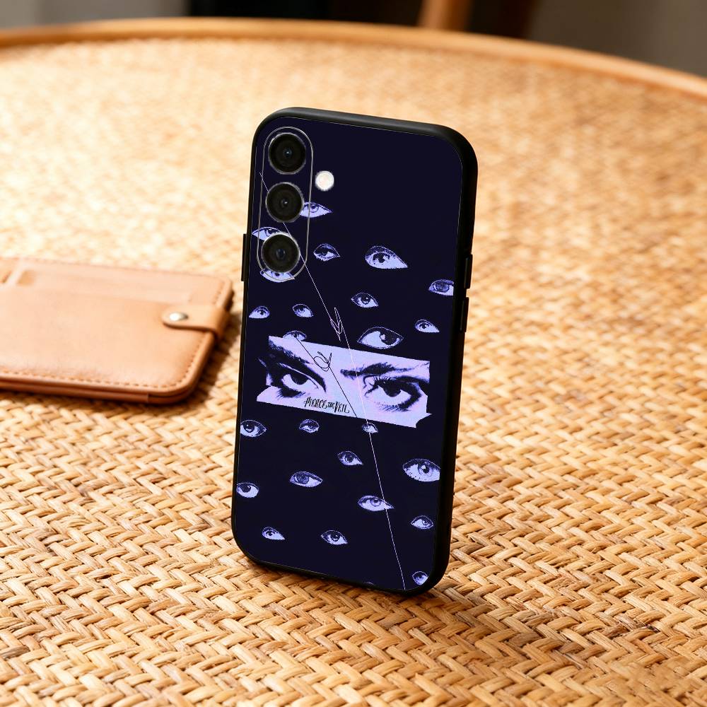 P-Pierce T-The V-Veil Band  Phone Case For Samsung  A73,A21s,A22,A31,A32,A52,A53,A71,A80,Soft Black Shell