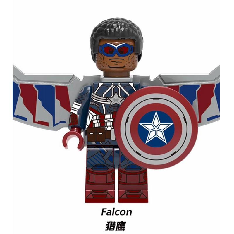 Минифигурки Супергероев Marvel Черная Вдова Капитан СССР Сокол Задача Мастер Совместимые Игрушки Конструктор Мстители 1214#