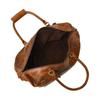 Handmade Distressed Leather Duffle Bag: Weekender Travel Bag