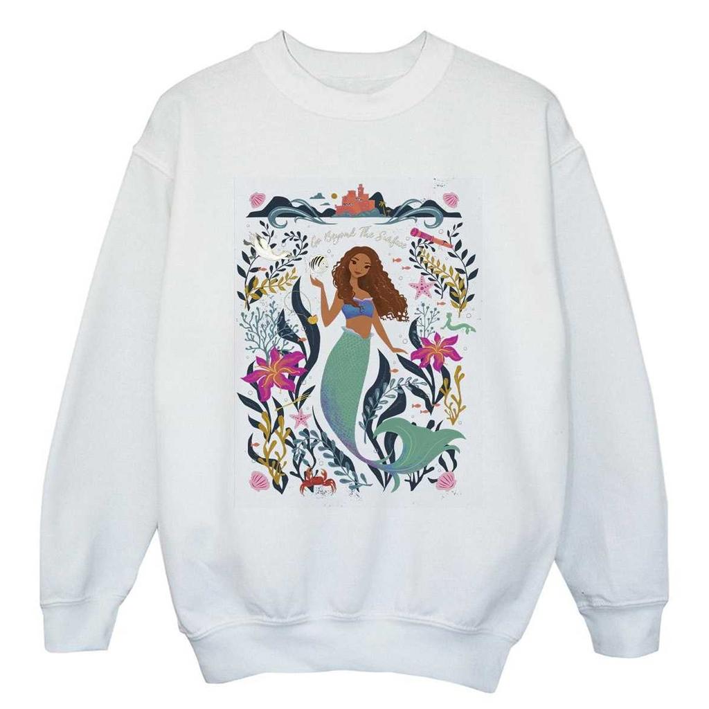 The Little Mermaid Girls Go Beyond The Surface Movie Sweatshirt