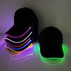 Fluorescent LED Fiber Optic Hat Neon Glowing Baseball Cap Dance Bar Party Supplies Hiphop Rap Hat Club Props Costume
