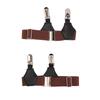 Unisex Sexy Tube Socks Garters Men Double Clips Man Suspenders Leg Single Clip Belt Hold Up Anti-slip Adjustable