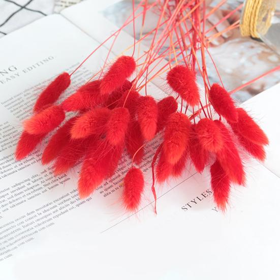 1 Set Dried Flower Bouquet Romantic Easter Celebration Bunny Tail Household Products