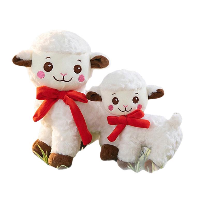 Cute Little Lamb Plush Doll – Soft Pillow & Healing Toy for Girls' Birthday Gift